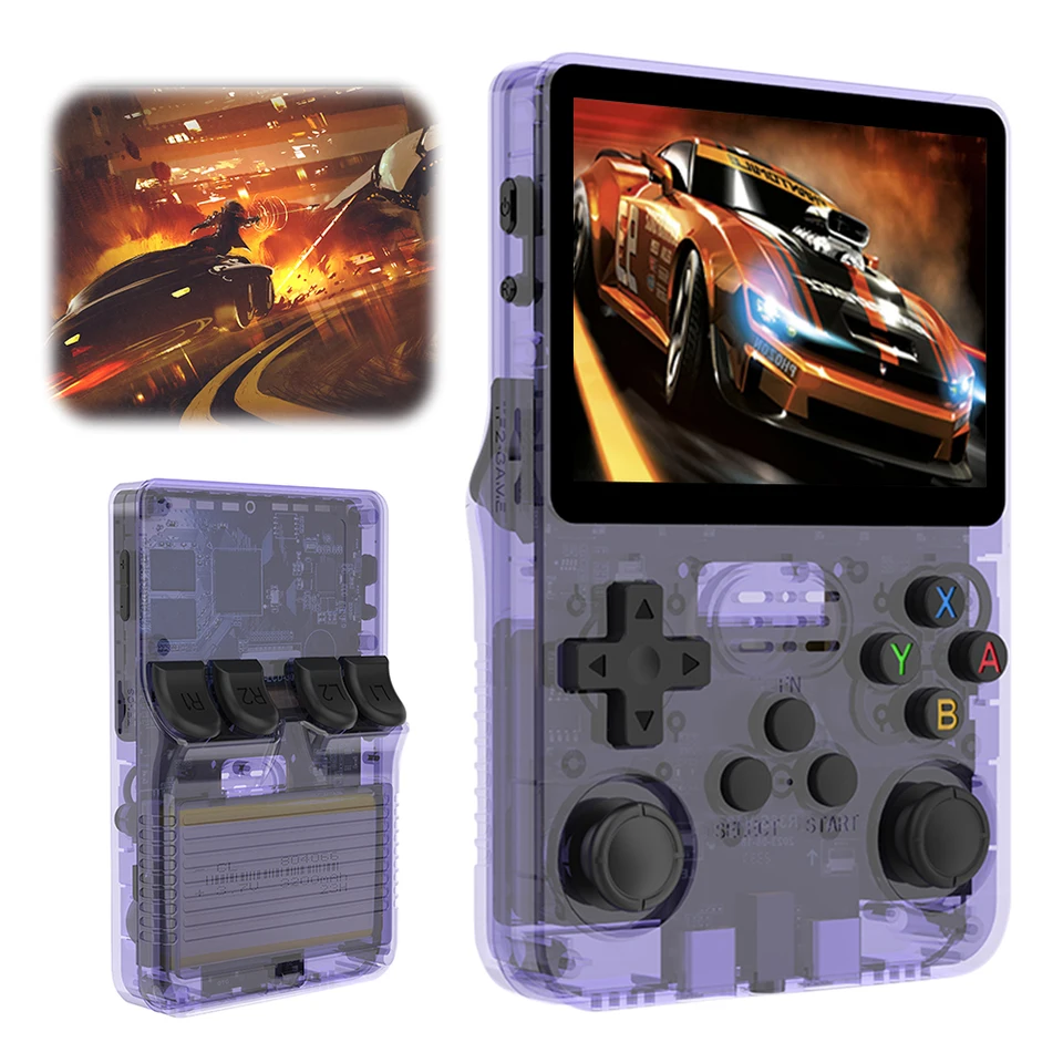 R36S Retro Randheld Video Game Console 64/128 GB 3,5 palca IPS obrazovky Classic Video Games Player 10000 Games Darček pre deti dospelých