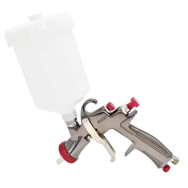 R500 Sprave Gun LVLP Gravity Feed Car Painting Gun 1,3 mm tryska 600 ccm farby striekajúca pištoľ domáci automobil Strieka
