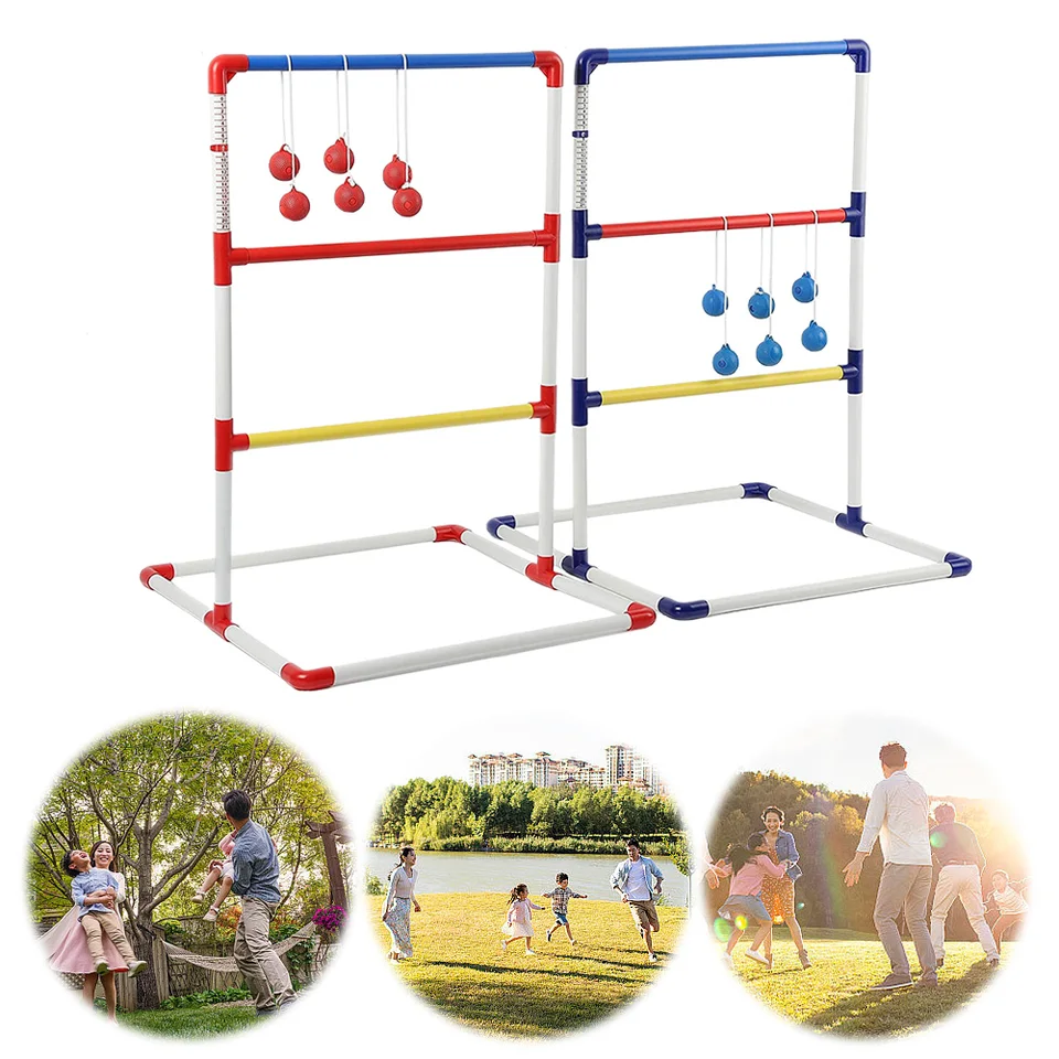 Radder lopta hodenie hry s 6 Bolas Ladder Toss Game Set For Kids Dospelý
