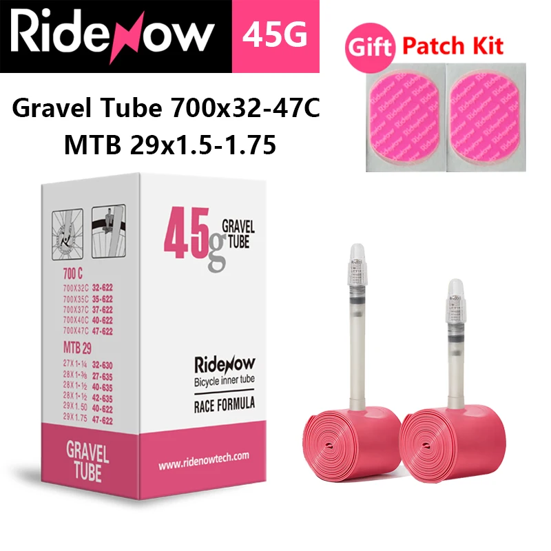 Radenow TPU Road Bicycle Vnútorná trubica Gravel 29inch 700x32c 35 37 40 47C Pneumatika 45/65/85 mm francúzsky ventil MTB Bike MTB