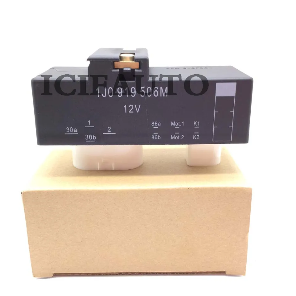 Radiator Cooing Fan Relay pre VW Polo Lupo Fox Bora Golf Audi A3 S3 Sedadlo Ibiza Leon Toledo pre Skoda 1J0919506M 1J0 919 506M
