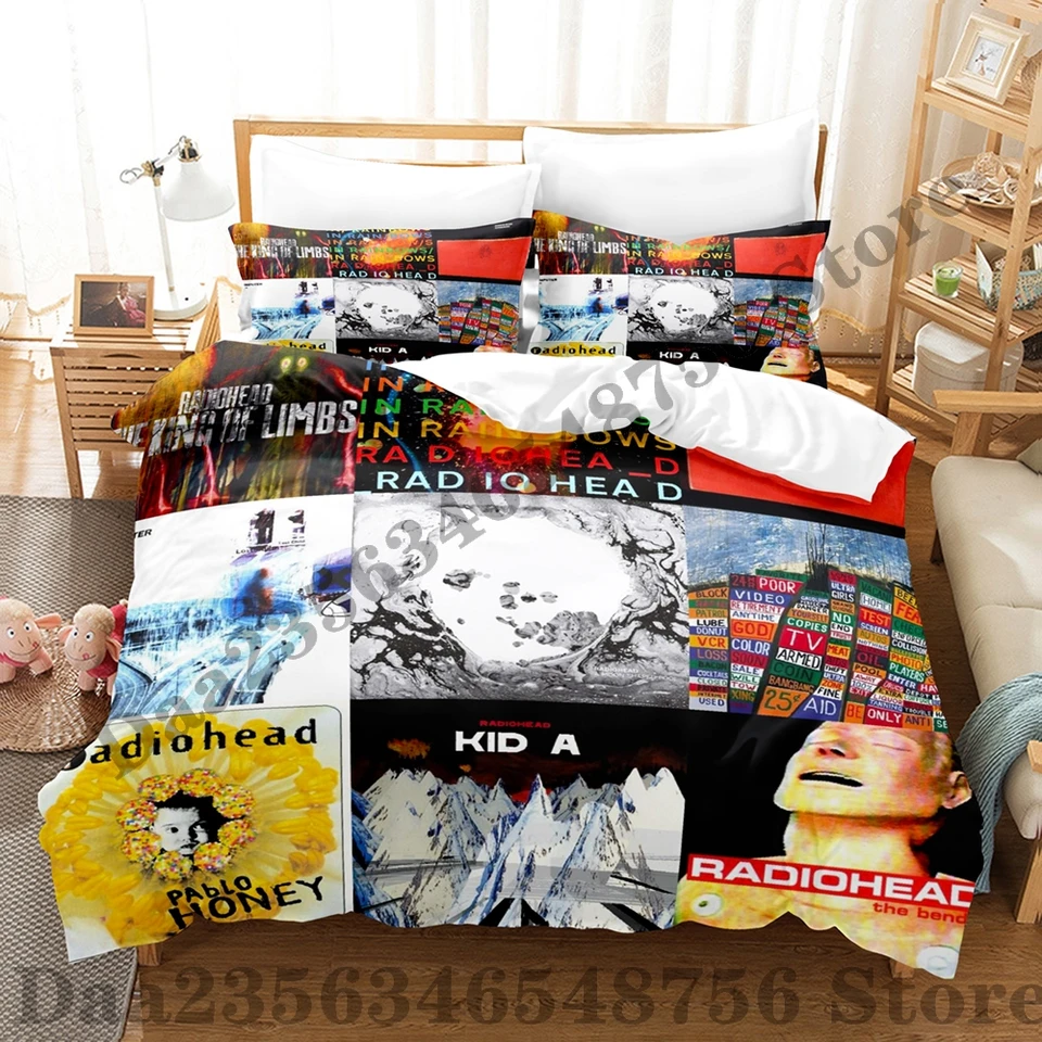 Radiohead Bedding Set Single Twin Full Queen King Veľkosť postele set set pre dospelých spálne pre dĺžky