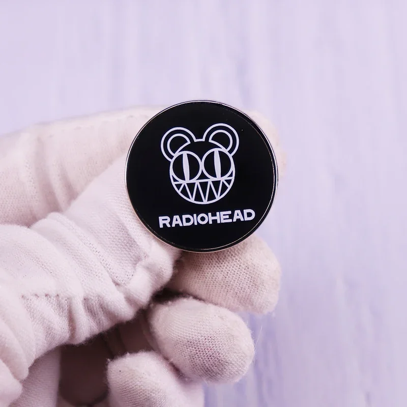 Radiohead Pin Logo Brošňa punk umenia