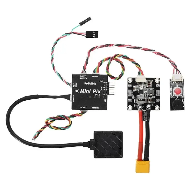 RADIOLINK MINI PIX M8N GPS GPS THE LETION VIBRÁCIE Tlmenie pomocou softvéru HOLD HORD FOR RC RACER MULTICOPTER DRON