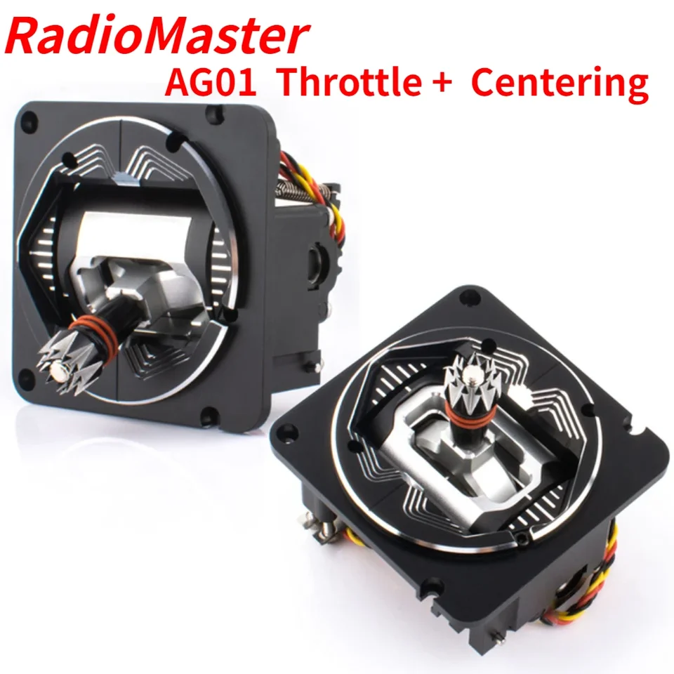 Radiomaster AG01 Plný CNC škrtiaca klapka / samonosné haly Gimbal pre diaľkový ovládač TX16S / Zerro Raido prenosný ovládač