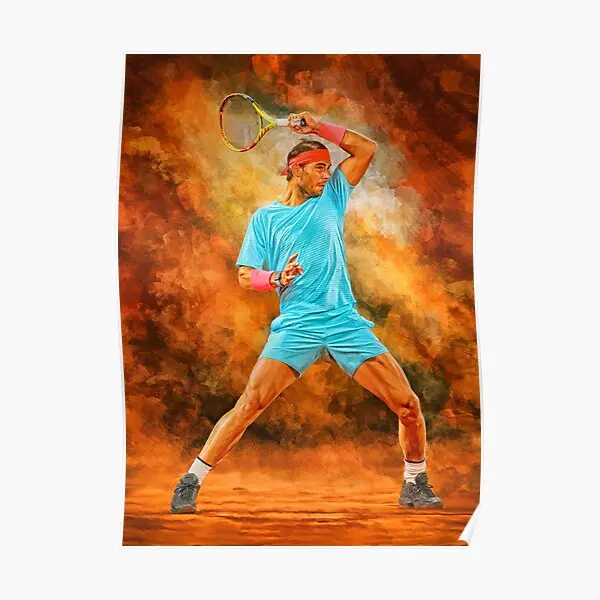 RAFA NADAL CLASSON FOREHAND RG French o plagát Wall Picture miestnosť vtipná dekorácia dekorácia domáca maľba tlač Moderné umenie No Rám