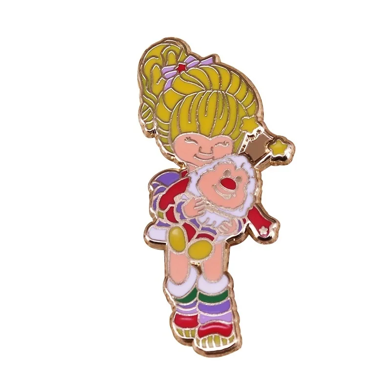 Rainbow Brite Bright Badge Retro retro 80. roky Karika