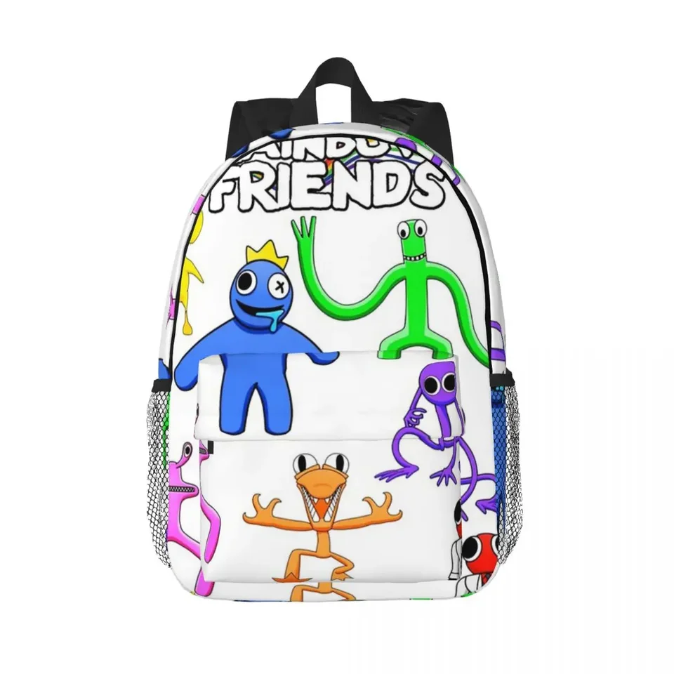 Rainbow Friends batohy Teenager Bookbag Príležitostné Študenti Školské tašky Travel Rucksnack Ramer Bag Veľká kapacita