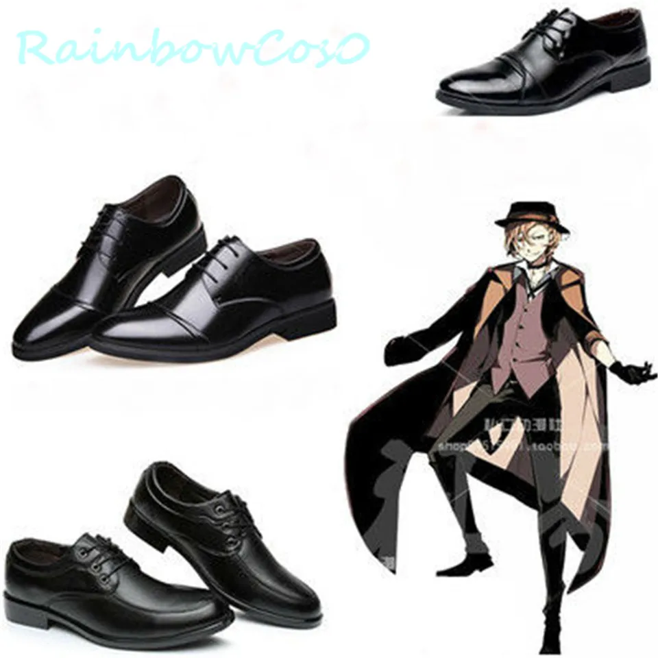 RAINBOWCOS0 COSPLAY SOCE STRAY DOGS NAKAHARA Chuuya Chuya Boots Game Halloween
