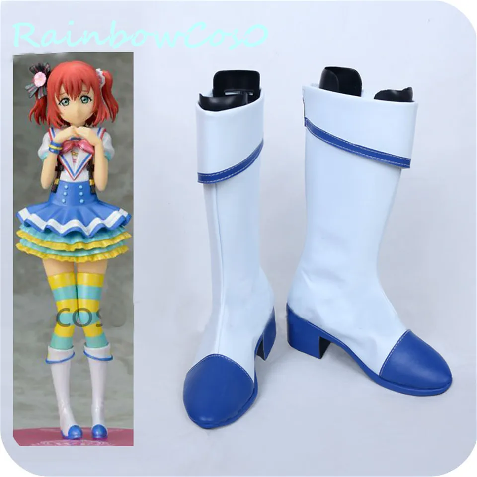 RAINBOWCOS0 COSplay topánky LÁSKA LIVELIVE SUNSHING Jumping Heart RUBY KUROSAWA BOOTS PROPS Game Anime HALLOWEEN