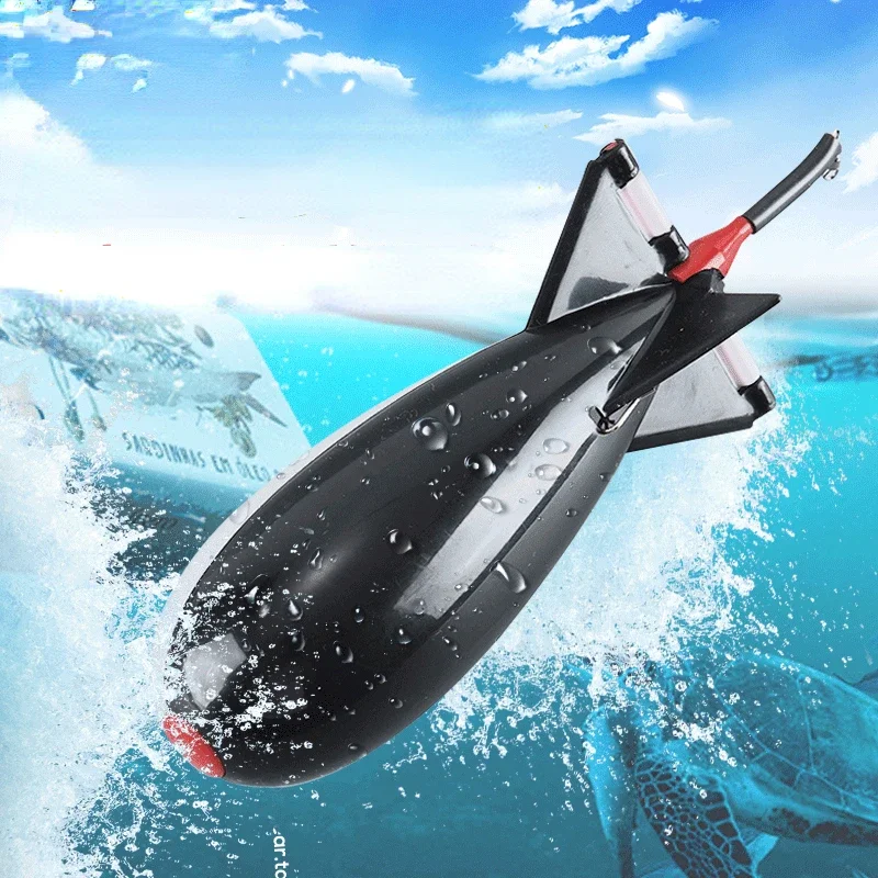 Raketový podávač Carp Float Lure Fishing Spod Bomb Držiak na návnadu držiak spomp pelety Rakety podávače polohy prevodové doplnky