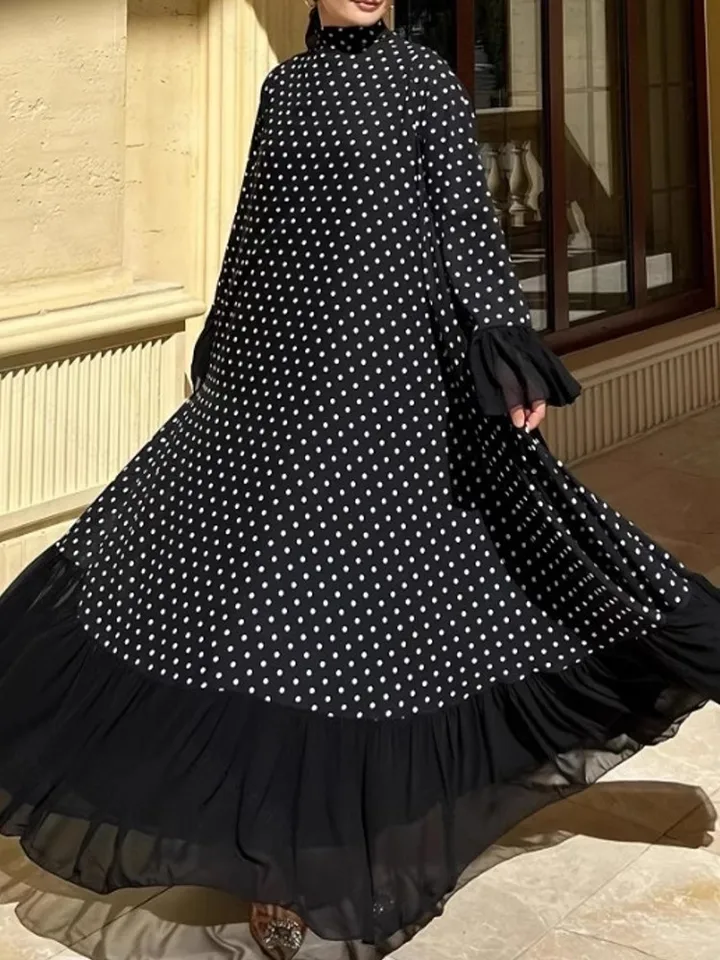 Ramadan Eid Abaya Dubai Turecko moslim hidžáb dlhé šaty Islamské oblečenie Africké šaty pre ženy rúch Mulmane djellaba femme