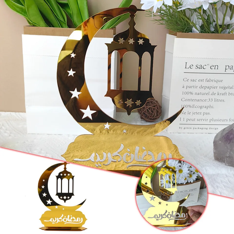 Ramadan Mubarak akrylové ozdoby Ramadan Kareem Decoration 2024