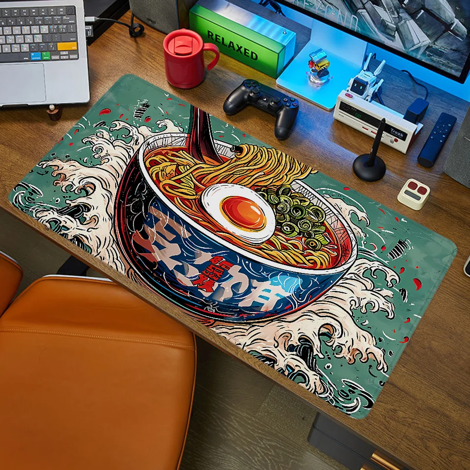 Ramen Bowl MousePad Gamer 900x400 Desktops Desk Deskory Account Anime Anime Mouse Pad Gaming Klávesová klávesnica Matky Matky rozšírené PC