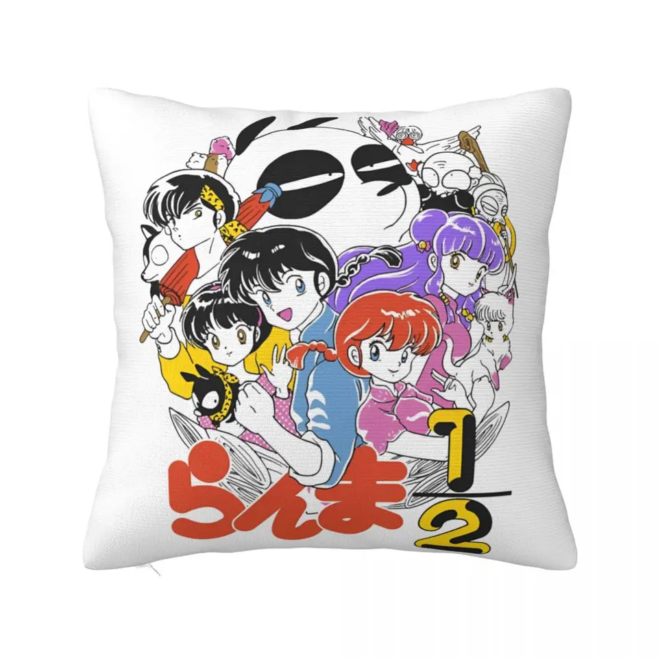 Ranma 1/2 japonského anime meniaceho bojovníka vankúš Soft polyesteru vankúš na dekorácie vankúšov kryt Home 45*45 cm