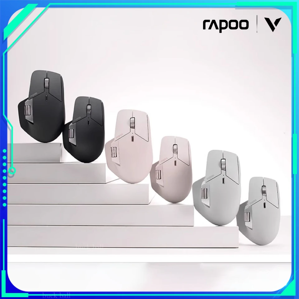 Raoo MT760 Wireless Mouse Troj režim herná myš Myš FPS nízka latencia Lightweight Long Live Live Office PC PC