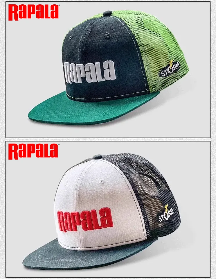 RAPALA Rybárska klobúk Priedušná/LED klobúk/Outdoor Sports Sunshade Hat Baseball Ca čiapka Nastaviteľná letná klobúk Rybárska výstroj