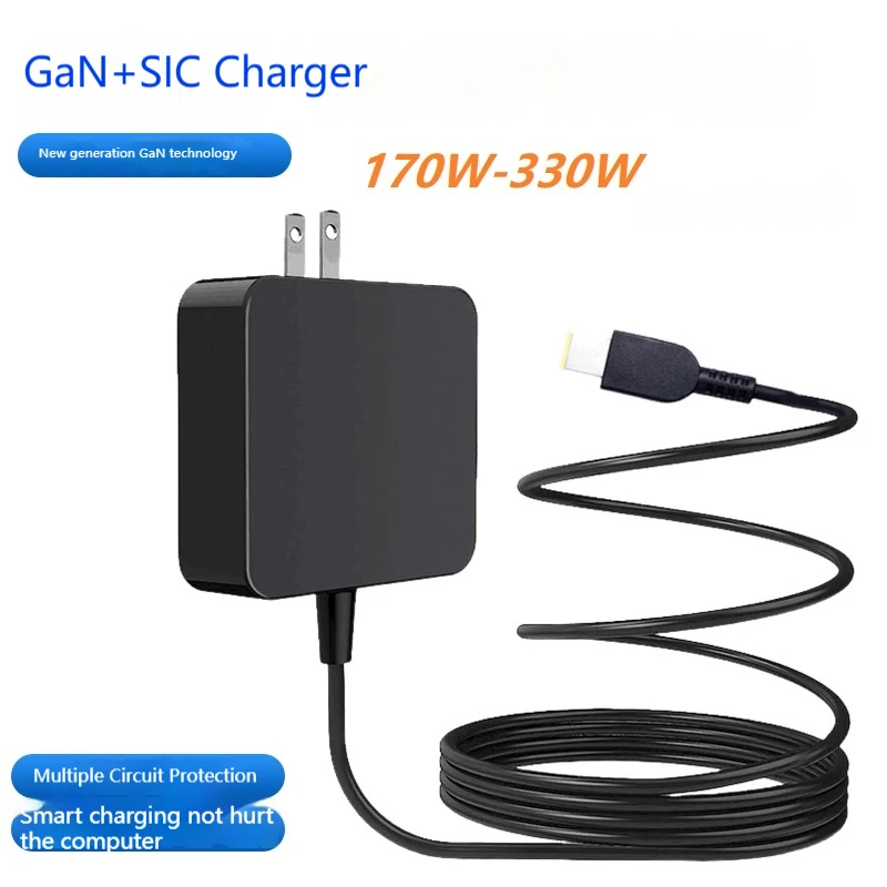 Raplace Original 300W Gan AC Adapter Charger pre Lenovo Legion 5 15ACH6H 82JU00A3PB 20V 15A ADL300SDC3A Napájací napájací zdroj notebooku