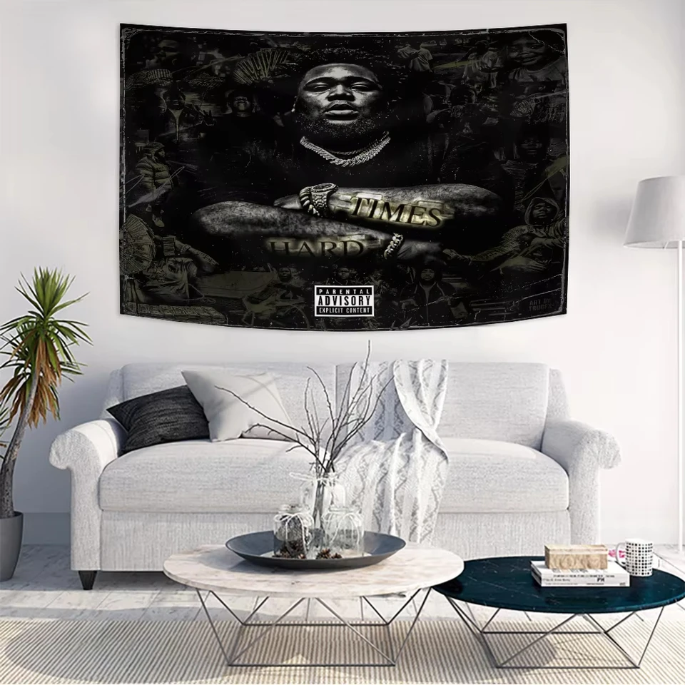 Rapper Rod Wave tapiséria hudba Soulfly Album Hippie Bohemian Tapestry Mandala Domáca dekorácia obývacia izba Decor