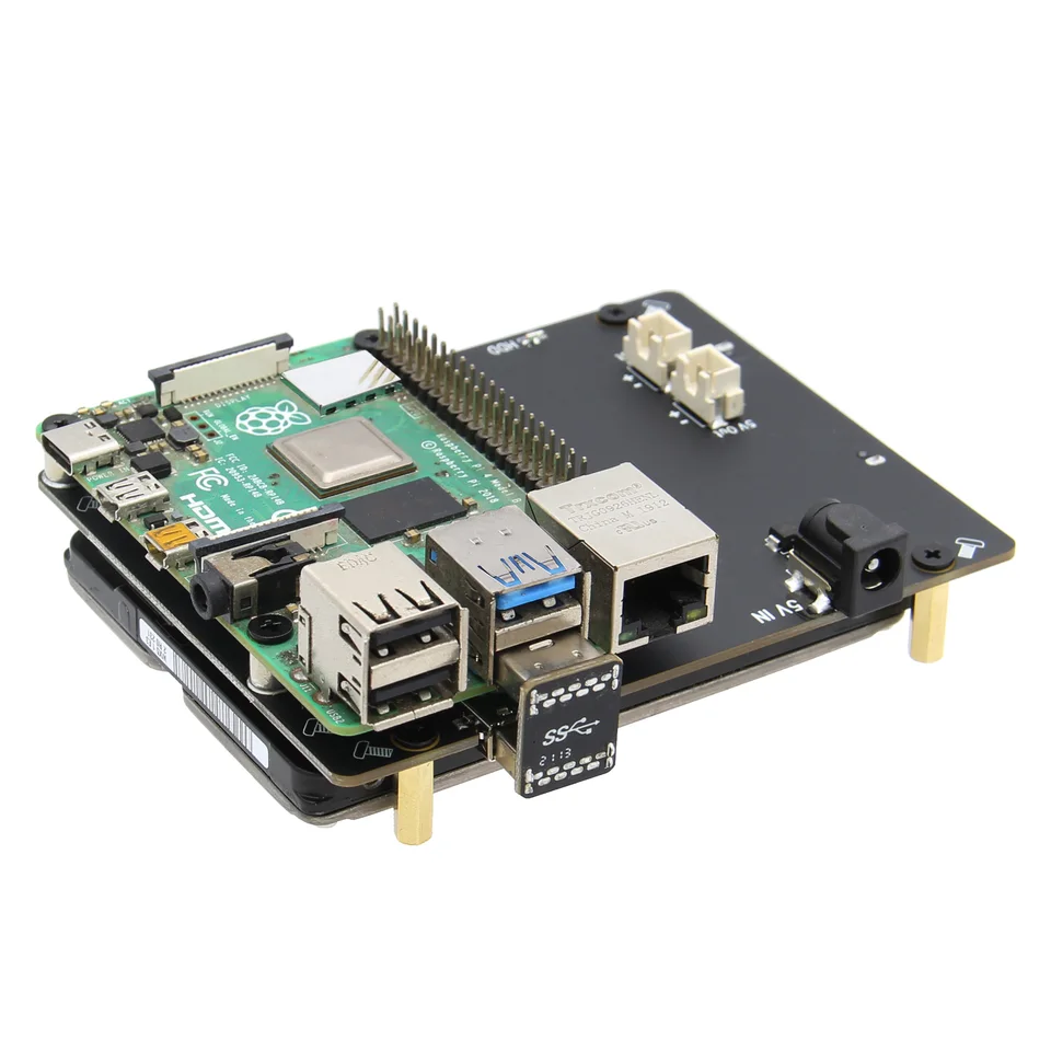 Raspberry Pi 2,5 palca SATA HDD/SSD Shield, X825 V2.0 SKLADOVÁ RADA pre Raspberry PI 4 Model B