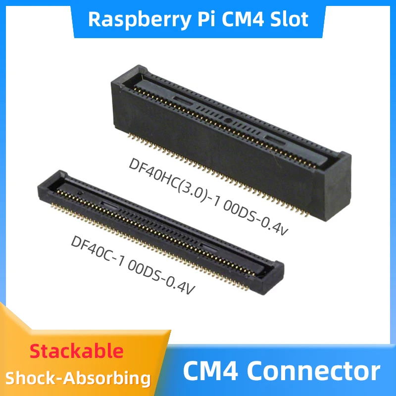 Raspberry Pi Cm4 Solt DF40C-100DS-0.4V DF40HC (3.0) Konektor Skladateľný soketový nárazový adaptér pre CM4 pre CM4