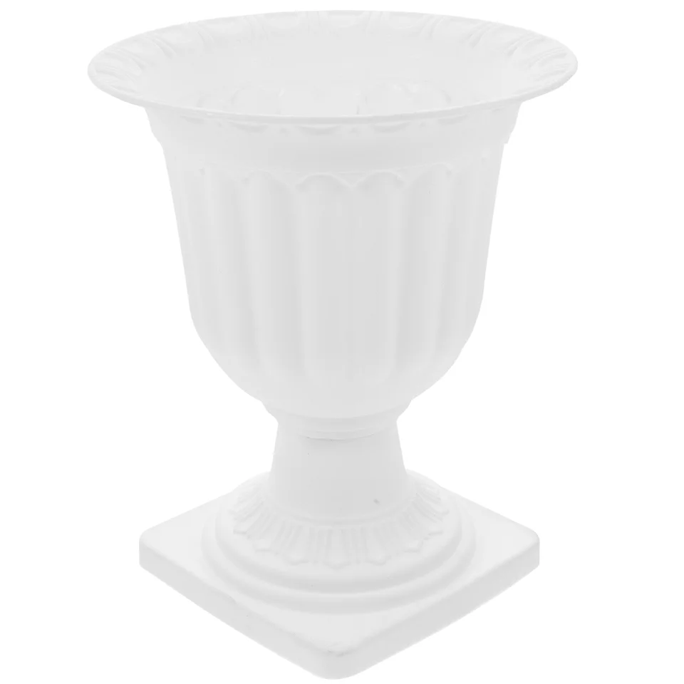 Rastlinné hrnce Flowerpot sukulenty plastové svadobné kvetinky Váza kreatívny rímsky štýl kvetináč biela veranda