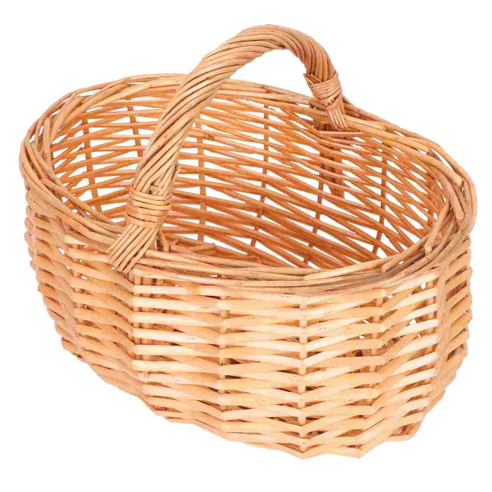 Rattan Storage Basket Ručne tkané nákupné reštaurácie ovocie prútené jedlo darčekové koše