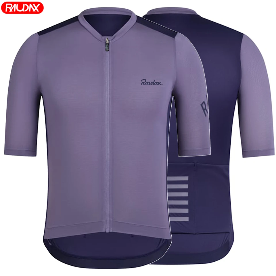 Raudax Summer MTB Bike Wear Wear Cycling Jersey Top Kvalita spandex cyklistické závodné košele cyklistické oblečenie Ropa de hombre