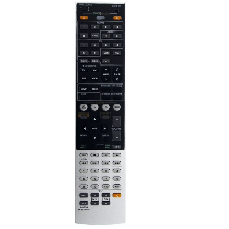 RAV336 WT92720US NAUSTAJTE diaľkový ovládač pre Yamaha AV prijímač RX-A700 RX-V667 RX-A700BL HTR-6063 Sub Diaľkový ovládač RAV337 RAV338 odolný