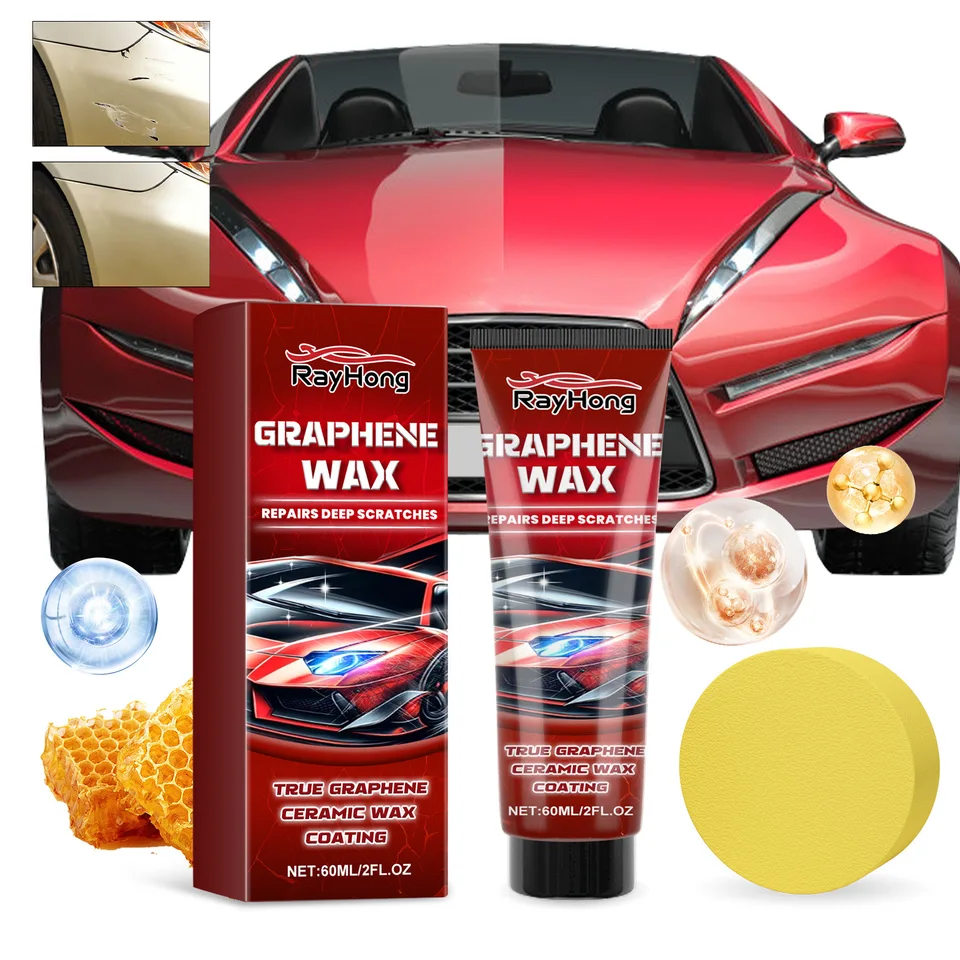 Rayhong 60 ml auta Scratch Oprava vosku leštiaca povlaky škrabance na čistenie tela