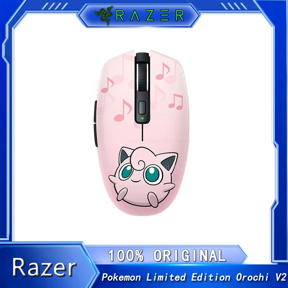 Razer Pokemon Jigglypuff Limited Edition Orochi V2 Wireless Mouse Ultra Lightweight Bluetooth USB Duálne bezdrôtové režimy