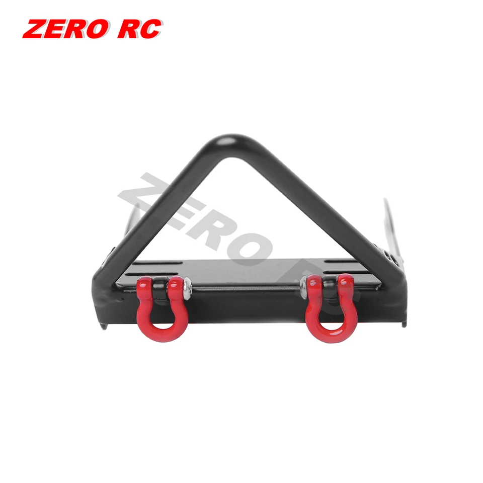 RC 1/10 Scale Zliatinový predný nárazník s vlečným pripojením pre 1:10 axiálny SCX10 Jeep Wrangler 90046 SCX10 II RC CAR