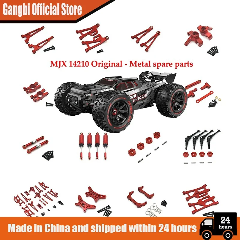 RC Automotive MJX Hyper GO 1/14 14210 14209 Časti aktualizácie Kovové predné riadiace komponenty CNC Hliníkové diely automatické diely
