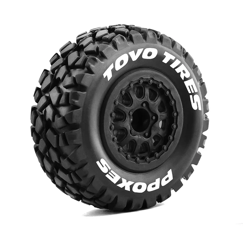RC CAR 1/10 110 mm krátky kurz TRUE PNEY TRUSKÝ PNISKÝ PNES 12 mm hex pre Traxxas Slash Arrma Senton Huanqi 727 VKAR 10SC HPI HSP RC CAR