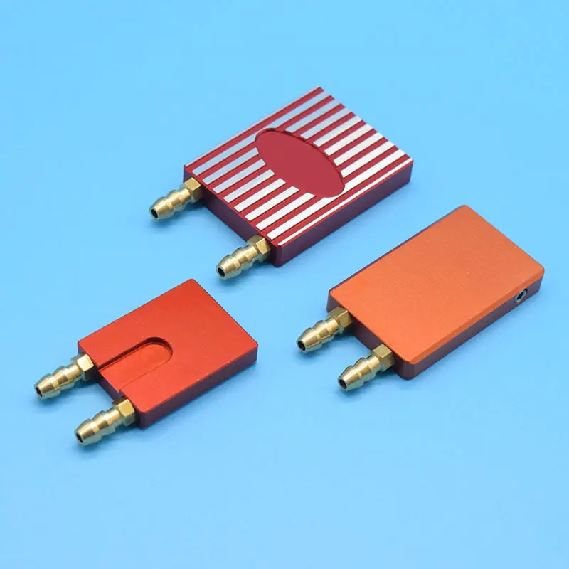 RC Car Boat ESC Radiator Water Cooling Block Block Hliníková zliatina Vodný list 30*23*6 mm/42*26*6 mm/42*32*7 mm
