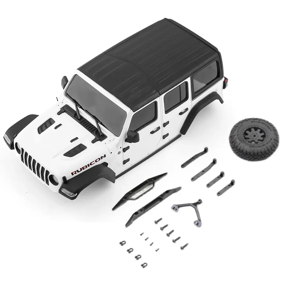 RC Car Body Shell pre Kyosho Mini Mini-Z 4x4 Jeep Wrangler Rubicon RC Crawler Car Modalizácia dielov