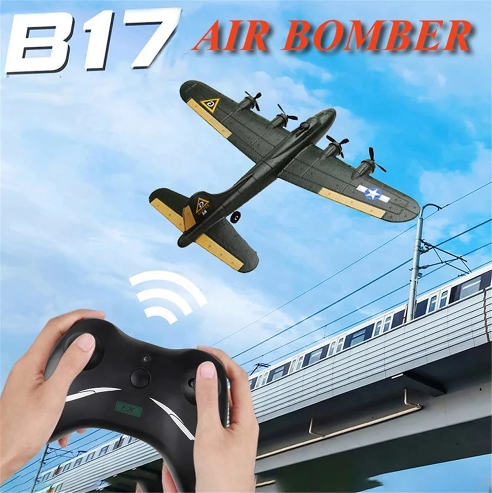 RC diaľkové ovládacie lietadlo FX817 EPP Stunte Lietajúce lietadlo Fixné krídlo 2.4G Aerial Fortress B17 Bomber Glider Girder for Kids Hračky