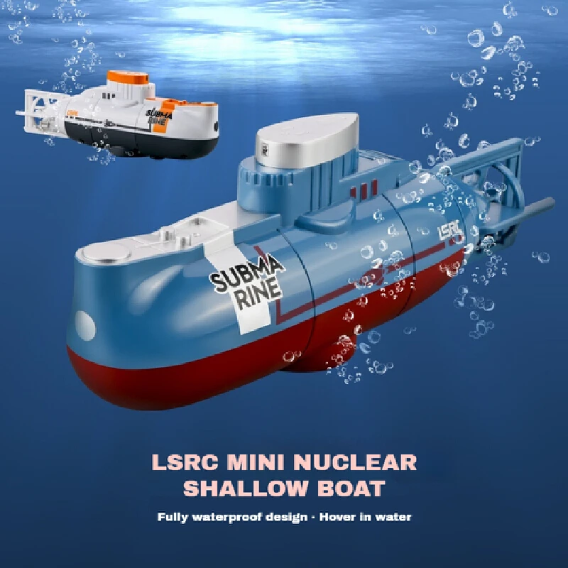 RC Nová diaľkovo ovládaná ponorka 3311 Detské potápačské potápačské nádrže Mini model hračky RC simulácia jadrová ponorka