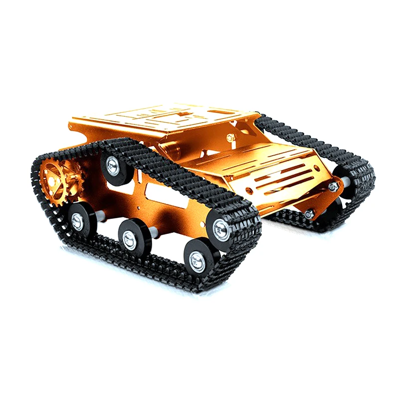 RC Tank 5 kg Plážba kovová nádrž na podvozok Track s 12V robotom pre Arduino Robot DIY Kit