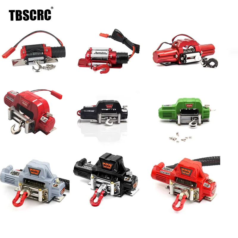 RC Winch Wireless Recovery Recovery Hook pre 1/10 Crawler Car TRX4 TRX6 SCX10 WRANGLER CC01 TF2 D90