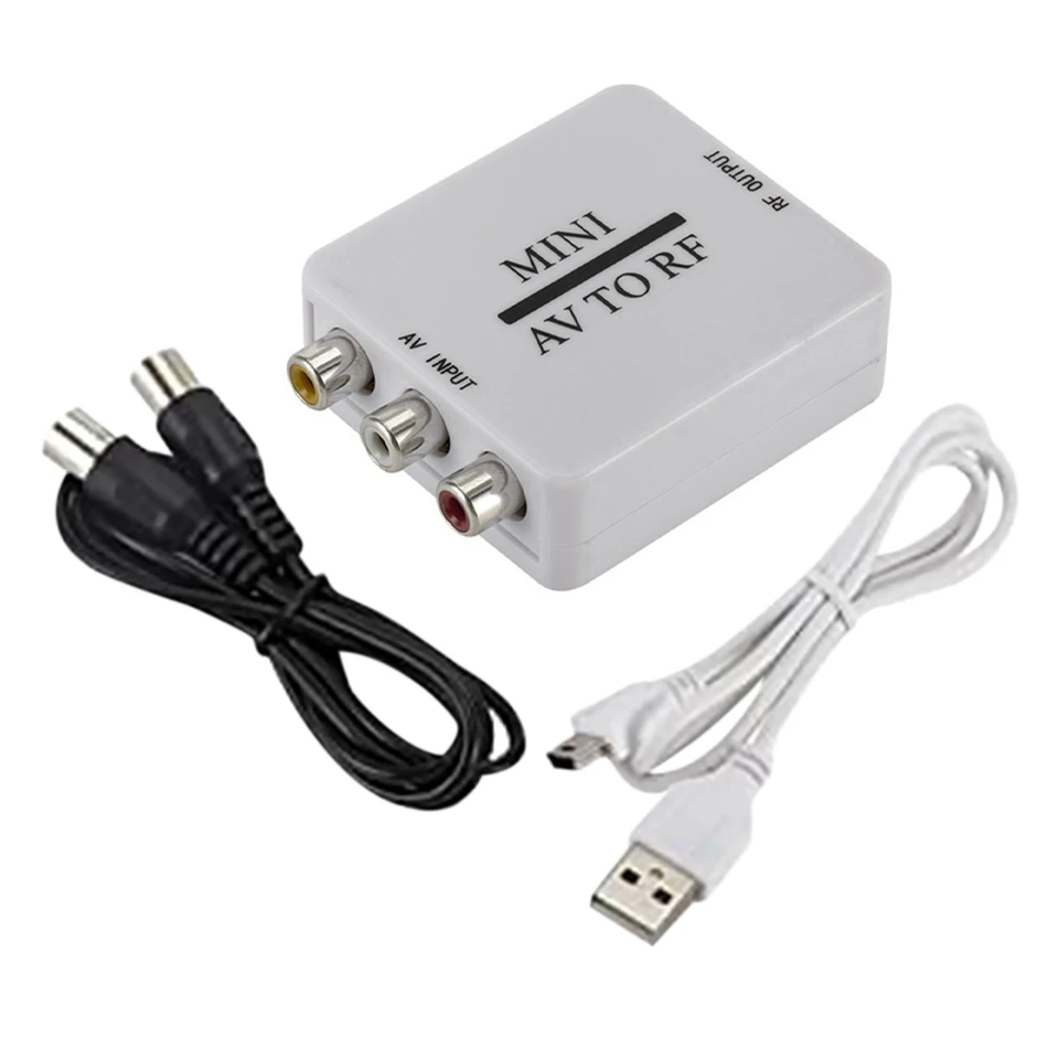 RCA / A / V Composite Video kábel na RF / Coaxiálny / koaxiálny konvertor HDMI-kompatibilný modul TV TV