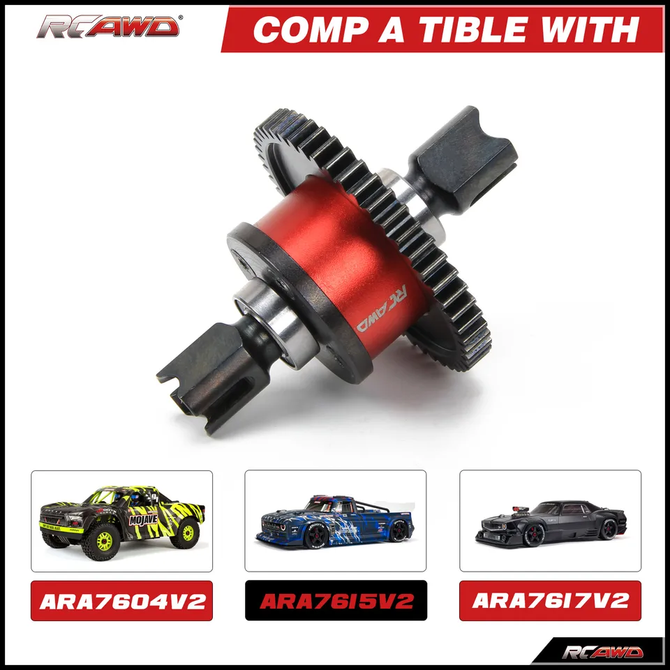 RCAWD Center Diff Set 50T 300K pre Arrma 6s 1/7 1/8 Felony Fireteam Intration Infration Mojave Kraton Notoricky notoricky TLR Upgrades diely