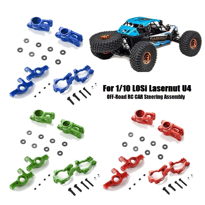RCGOFOLL 1/10 LOSI LASERNUT U4 Húževnatosť v teréne DB TT PRO RC MODOVANIE ČASŤ Kovové riadenie Zostava riadenia zvončeka Bellcrank