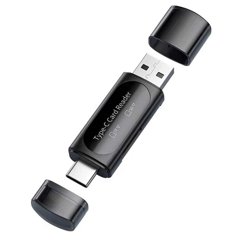 Reader kariet USB 2.0 až SD Micro-SD TF Adaptér pamäťovej karty pre PC PC prenosné príslušenstvo Multi inteligentná čítačka kariet Cardreader