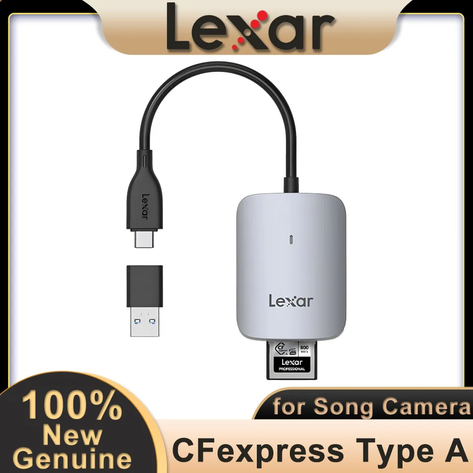 Reader Lexar 515U Vysokorýchlostný CFEXpress Typ USB3.2 Gen2 CFE karta typu-C rozhrania 8k 10 Gbps Reader Reader Readers Pamäťové karty