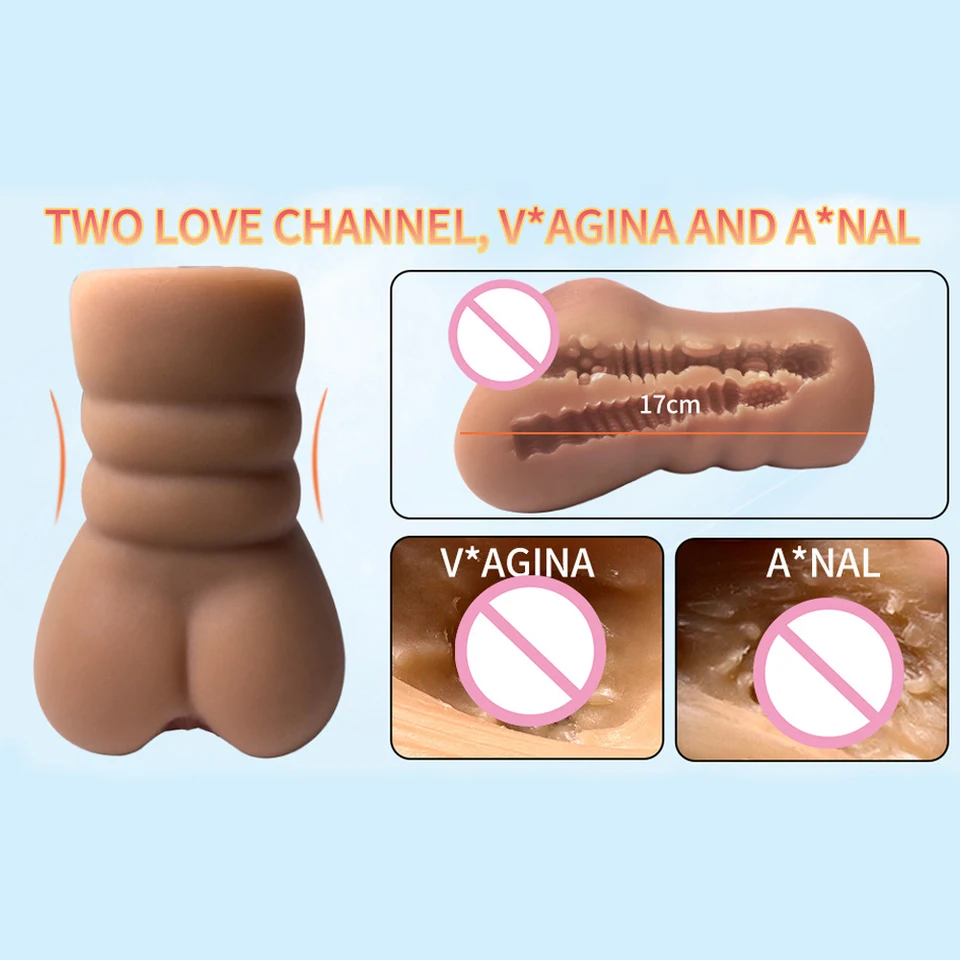 Realistická vagína Životná artiflciacia vaginálny análny sex bábika erotické pre dospelých pohlavné hračky pre mužov mäkké vreckové mačička mužský masturbator pohár