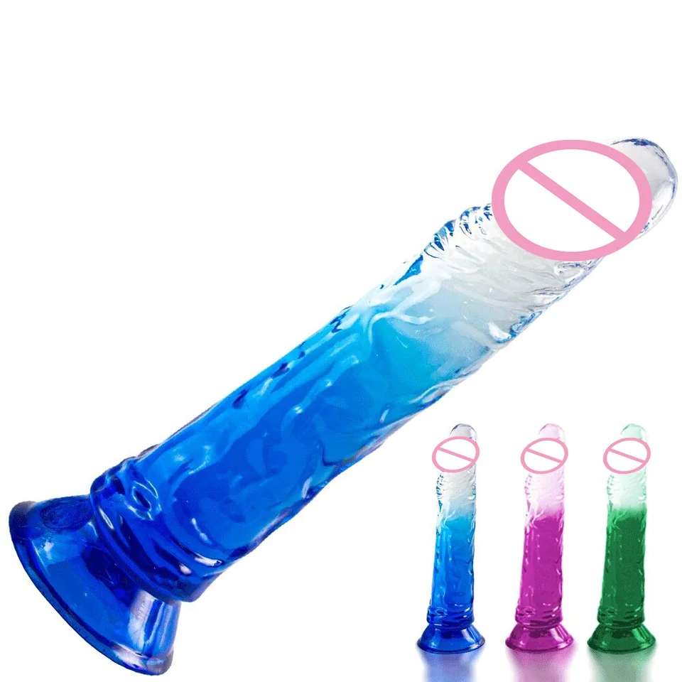 Realistické dildo s prísavkovým pohárom obrovské želé dildos sexuálne hračky pre ženy masturbator análny zátk