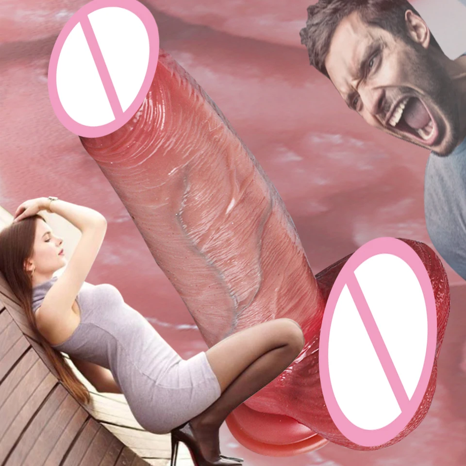 Realistické penisové farbivá pre ženy Anal péro Striekanie dildo vibrátor Silikón Consolápains sexy dospelý sexuálne wellness Striekanie boha