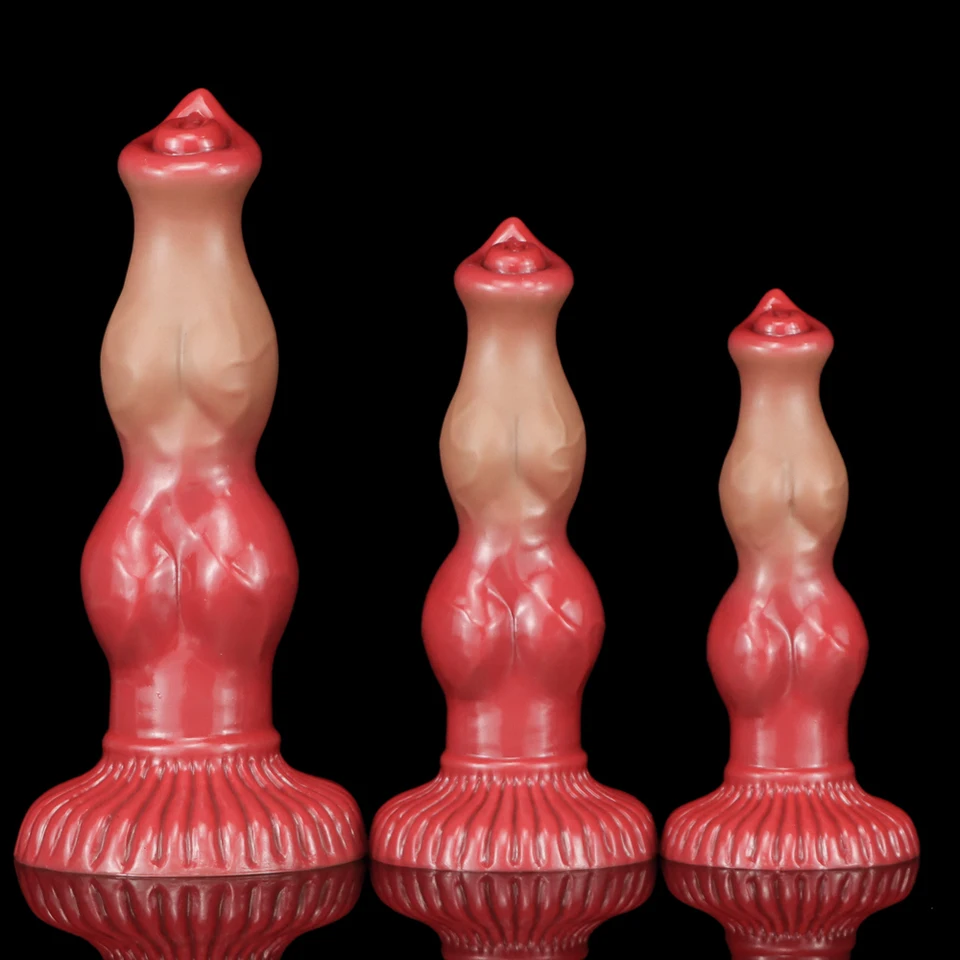 Realistické psie dildos obrovský zviera dildo falošné penis sexuálne hračky pre ženy vaginálne masturbátory buttplug análne dildos veľký péro
