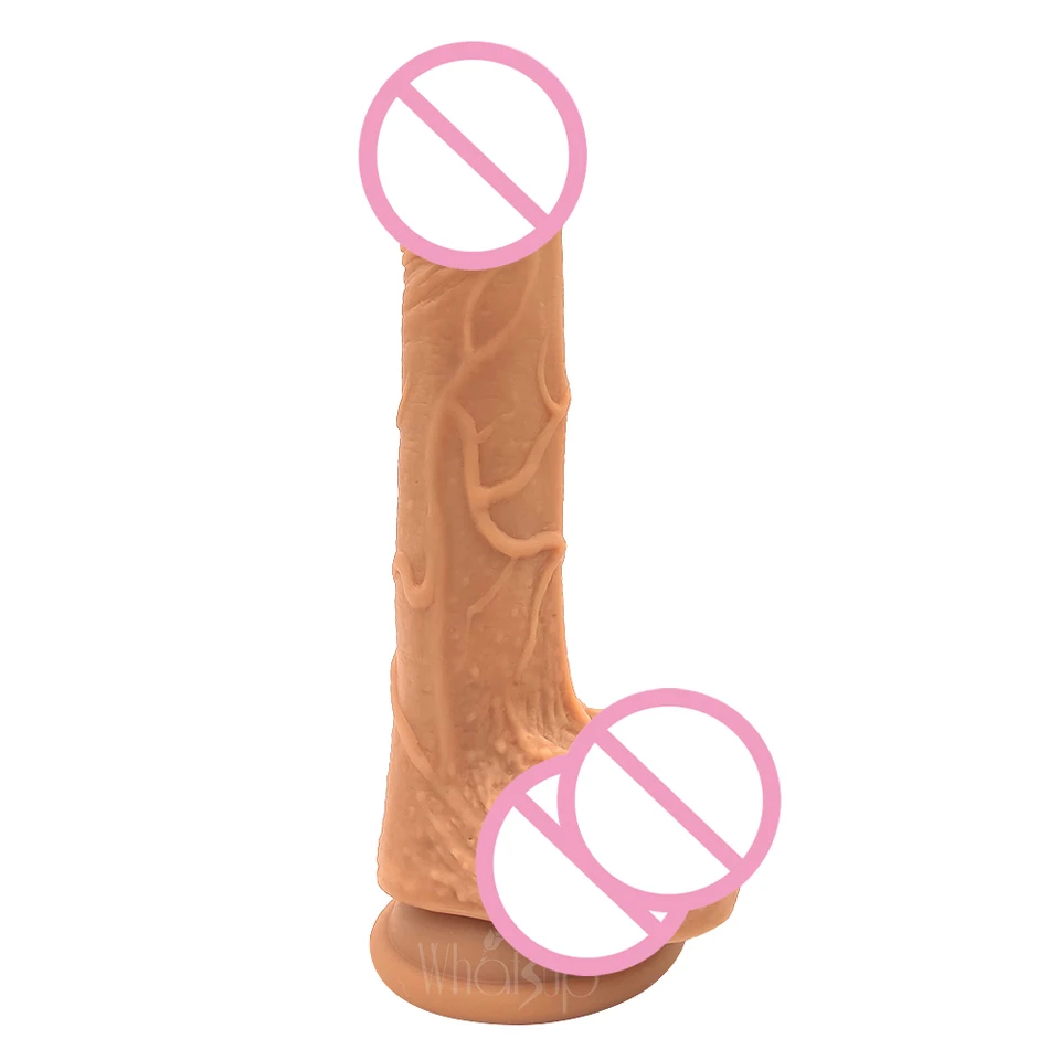 Realistické veľké silikón ako pokožka dildo análny plug umelý penis ženská masturbácia sexuálne hračky masturbátor pre ženy lesbičky